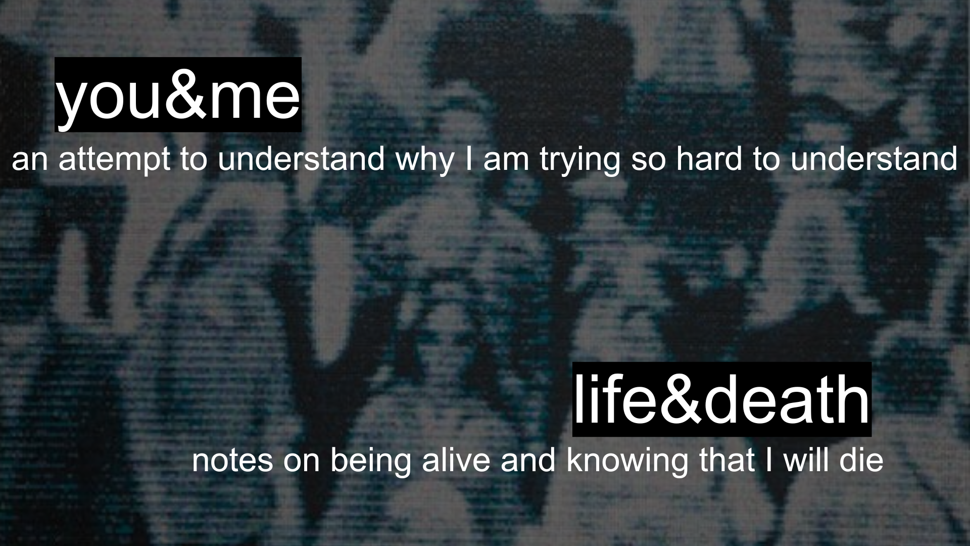 Life & Death page 1